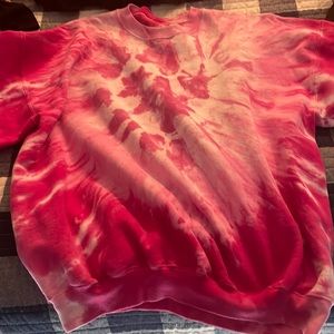 Oversized pink hoodie